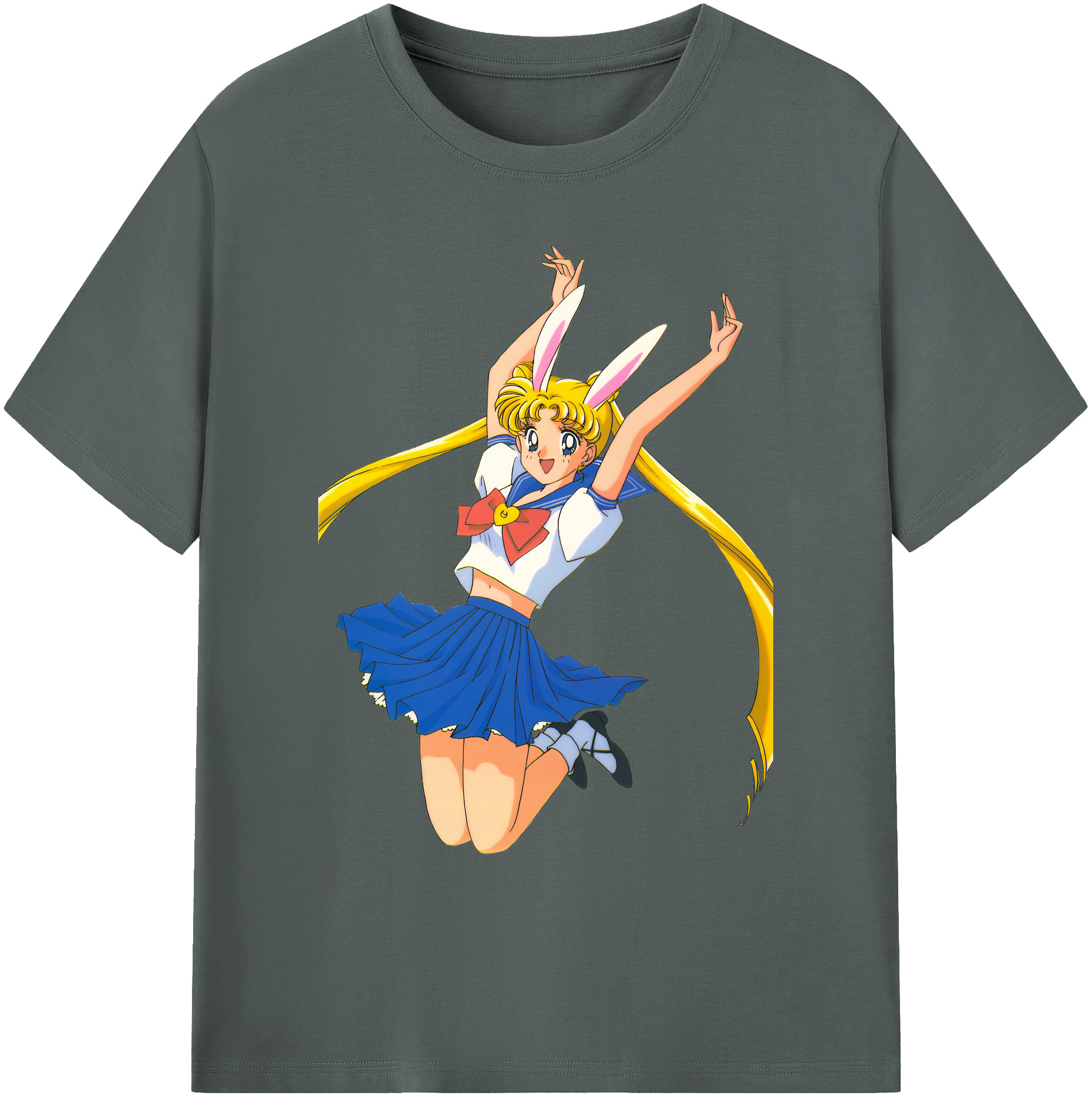 （画像用） 美少女戦士セーラームーン 愛野 美奈子 あいの みなこ Sailor Moon Aino Minako 綿100％ メンズ半袖Tシャツ｜肌触りやわらか＆通気性